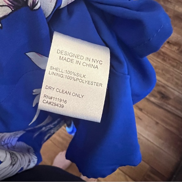 Yumi Kim blue silk maxi dress size large - Picture 10 of 10